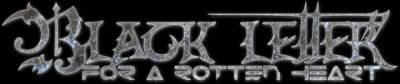 logo Black Letter For A Rotten Heart